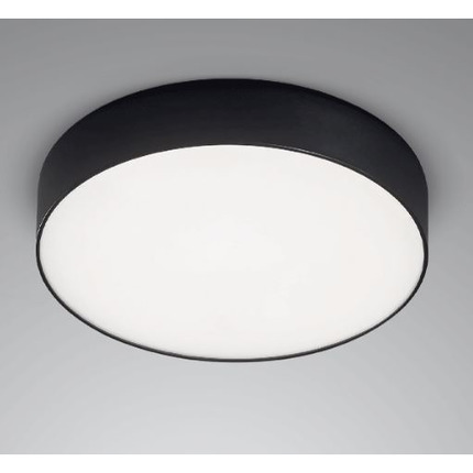 plafoniera cloe35 20w luce naturale 4000k gealed medio nero