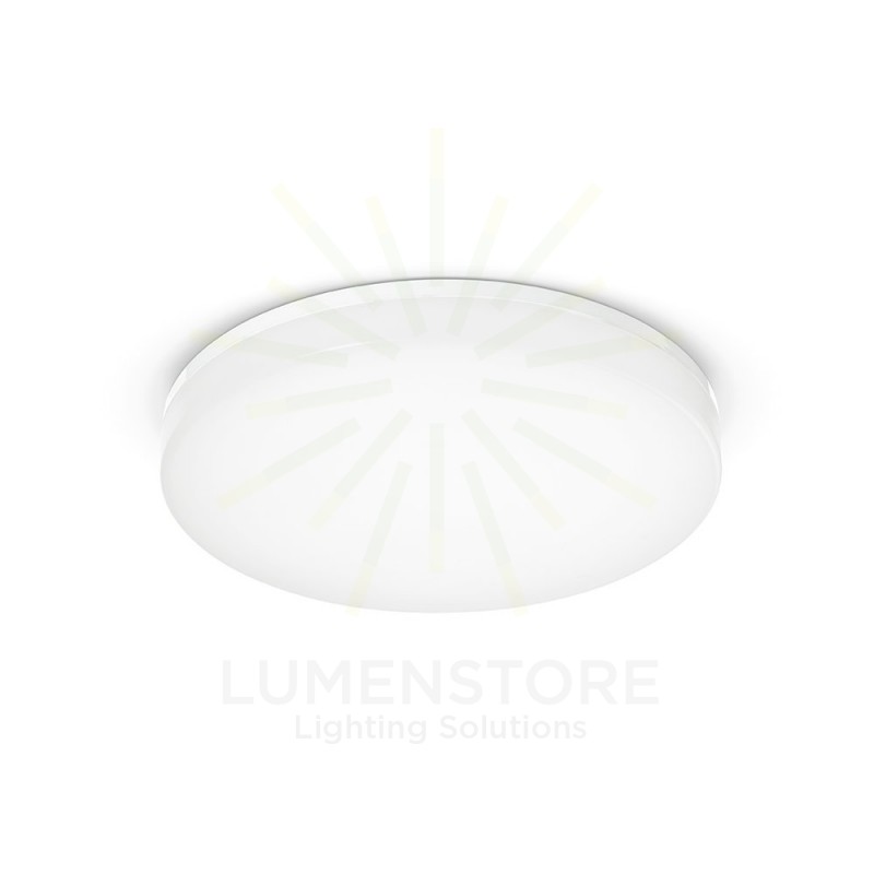 plafoniera sira 24w luce naturale 4000k gealed tondo grande ip44