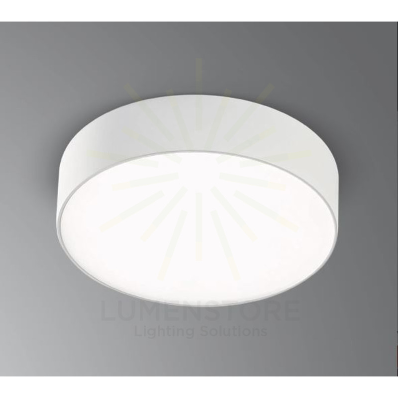 plafoniera cloe35 16w luce calda 3000k gealed piccolo bianco