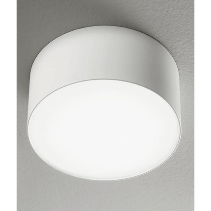 plafoniera cloe65 16w luce calda 3000k gealed grande bianco