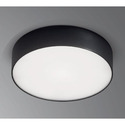 plafoniera cloe35 16w luce calda 3000k gealed piccolo nero