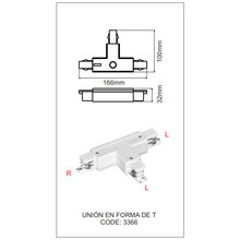 accessorio giunzione "t" sinistra beneito faure 4363 bianco