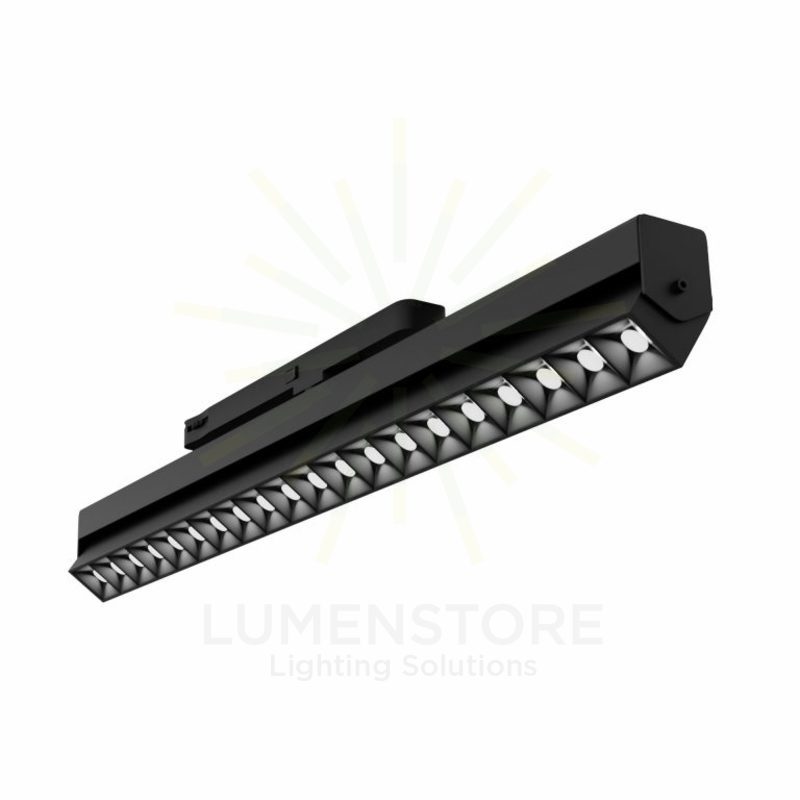 proiettore per binario tram 30w luce naturale 4000k beneito faure nero