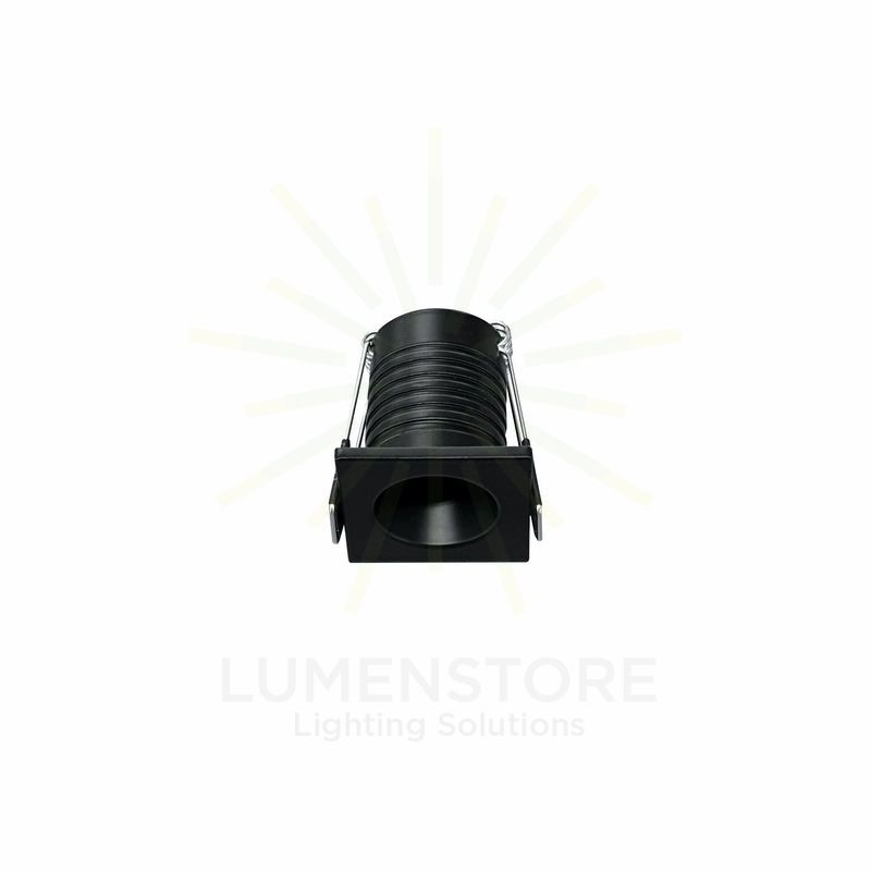 faretto da incasso pulsar c 3.5w luce calda 2700k beneito faure nero ip65