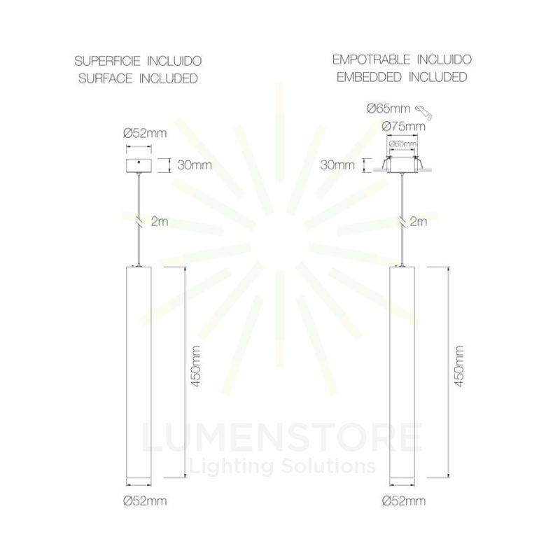 faretto atmos45 gu10 beneito faure bianco