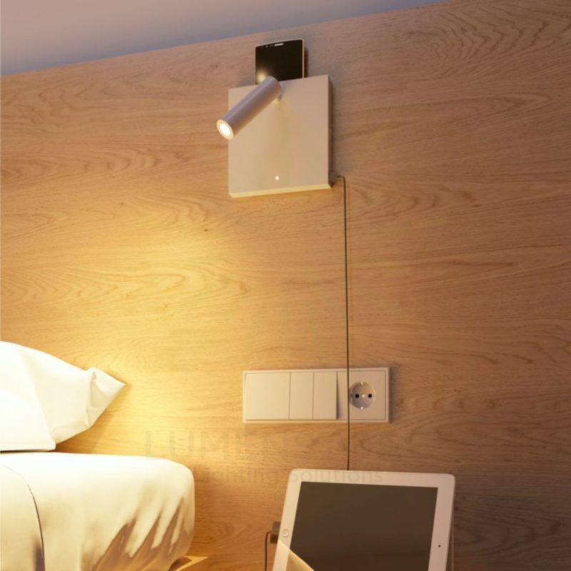 applique 4w 220/240v 2700k nero ip20 beneito faure 4175