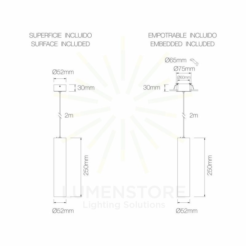 faretto atmos25 gu10 beneito faure bianco