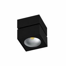 faretto led da superficie 14w 220/240v cct colore nero beneito faure 4231n