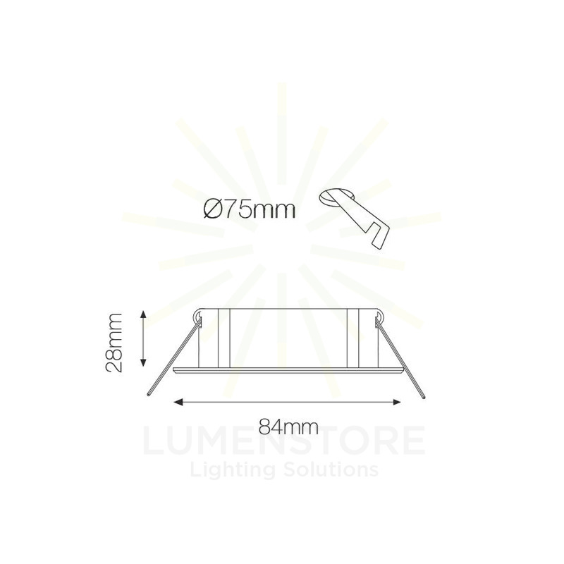 faretto da incasso eclipse gu5.3 beneito faure cromo 222230