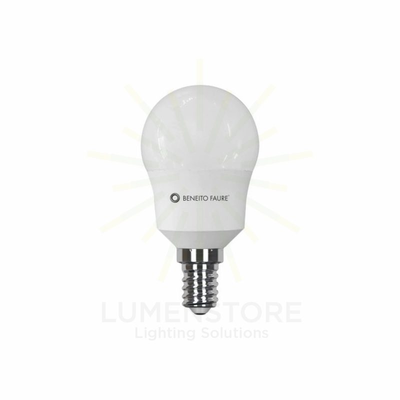 lampadina led esferica e14 5.5w luce naturale 840 beneito faure dimmerabile