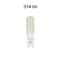 lampadina led long uniform-line g9 2.8w luce fredda 850 beneito faure