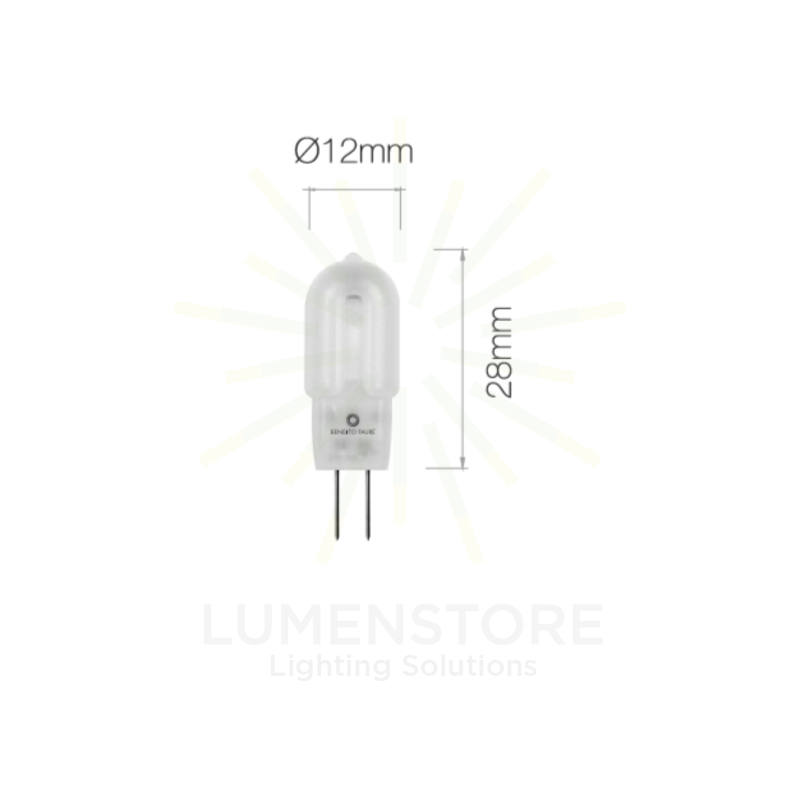 lampadina led uniform-line g4 1.3w luce fredda 850 beneito faure