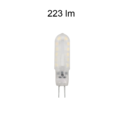 lampadina led long uniform-line g4 1.6w luce calda 830 beneito faure