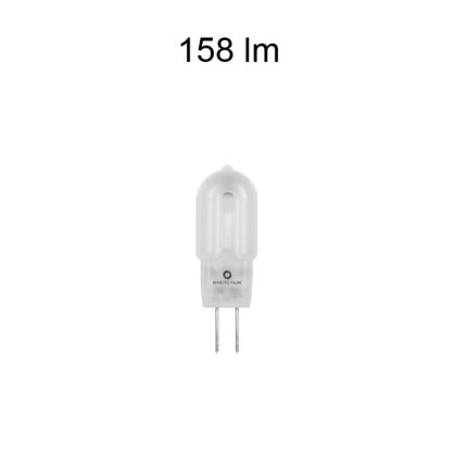 lampadina led uniform-line g4 1.3w luce calda 830 beneito faure