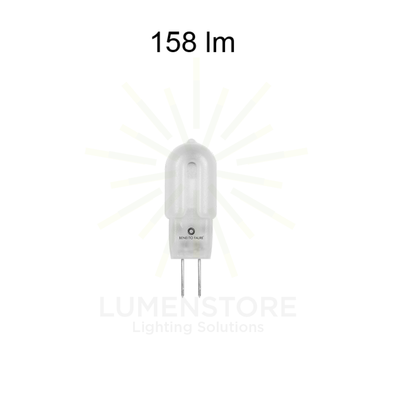 lampadina led uniform-line g4 1.3w luce calda 830 beneito faure