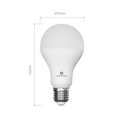 lampadina led standard e27 15w luce calda 827 beneito faure