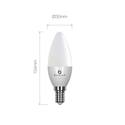 lampadina led flama e14 5.5w luce calda 830 beneito faure dimmerabile