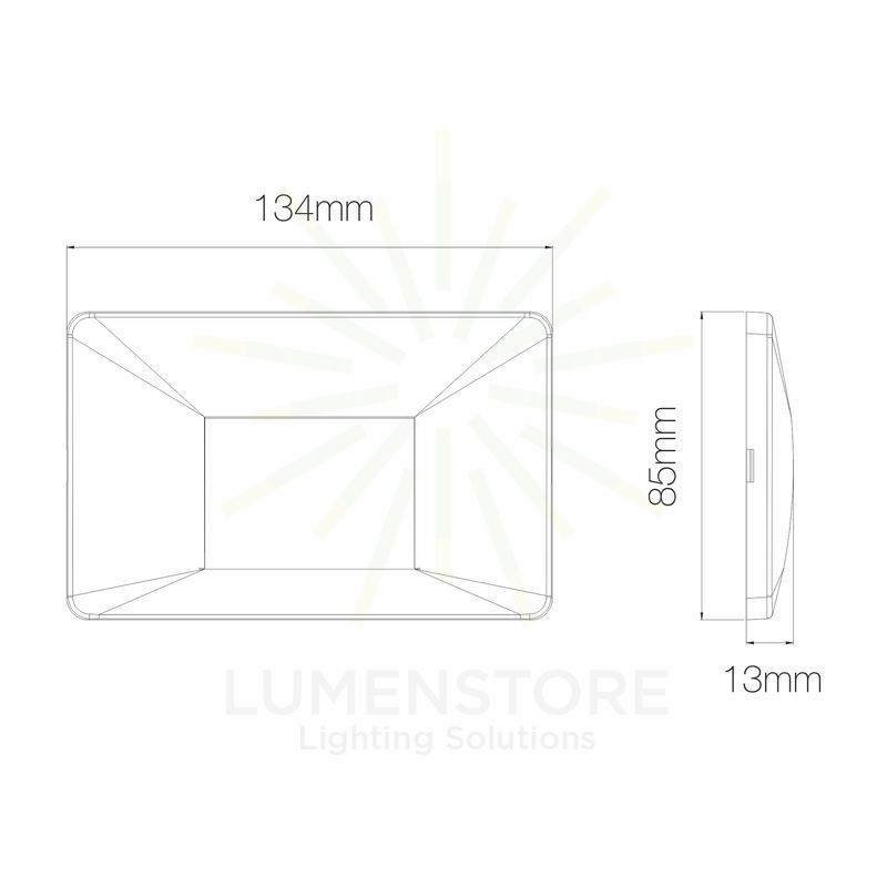 segnapasso mis c 3w luce calda 3000k beneito faure bianco ip65 ik06