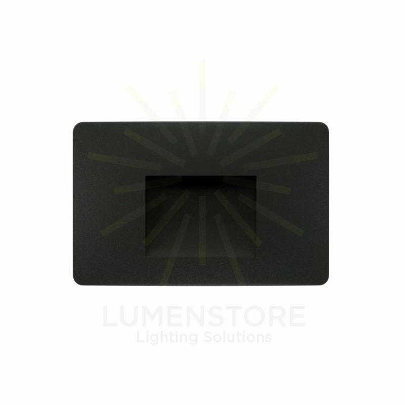 segnapasso mis c 3w 2700k 3200k 4000k switch beneito faure nero ip65 ik06