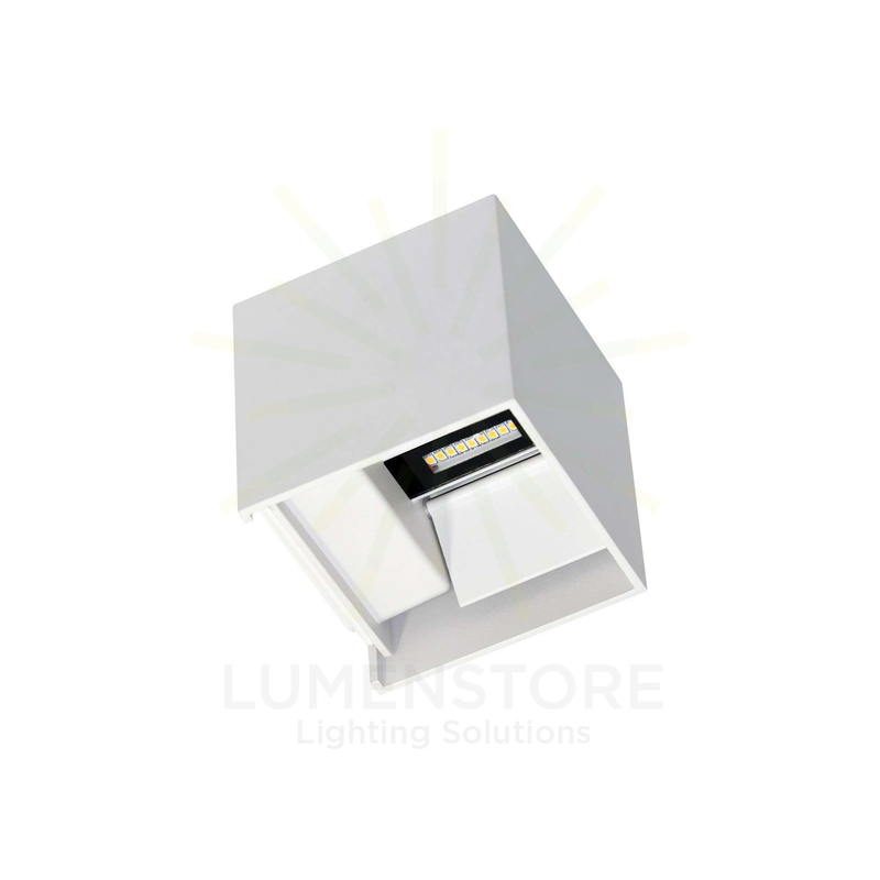 applique da esterno lek 6.8w luce calda 827 beneito faure bianco ip54