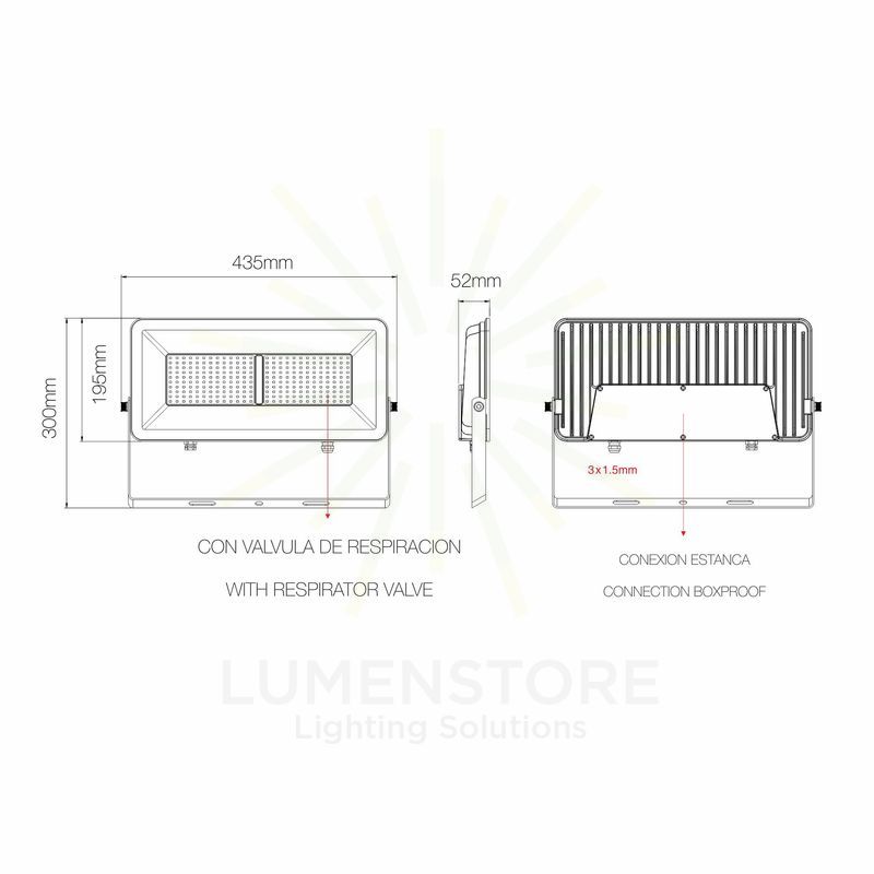 proiettore polaris 150w luce calda 830 beneito faure nero ip65 ik08