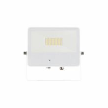 proiettore sky 50w luce fredda 850 beneito faure bianco con sensore a microonde ip65 ik08