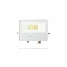 proiettore sky 30w luce fredda 850 beneito faure bianco con sensore a microonde ip65 ik08