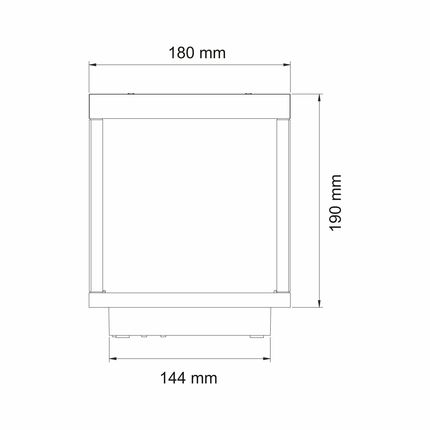 lampada energia solare visor 3.5w luce calda 830 beneito faure bianco ip65