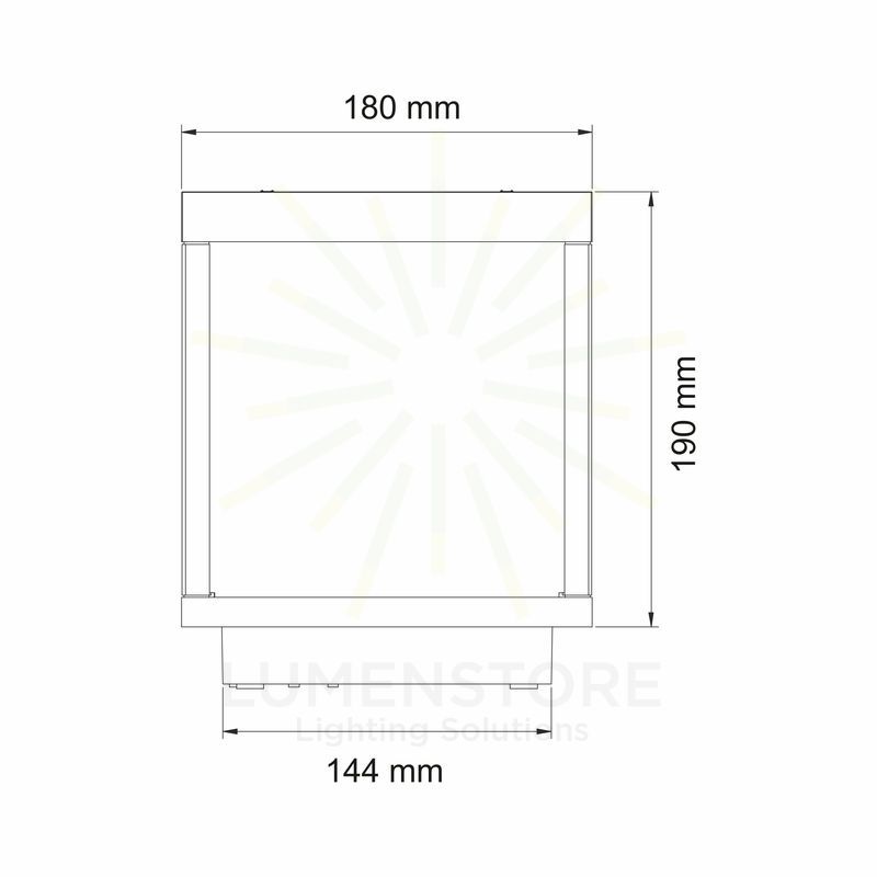 lampada energia solare visor 3.5w luce calda 830 beneito faure bianco ip65