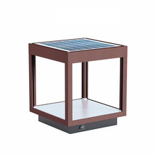 lampada energia solare visor 3.5w luce calda 830 beneito faure corten ip65