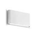 applique taarhi 2x6w luce calda 3000k gealed bianco ip54 piccolo