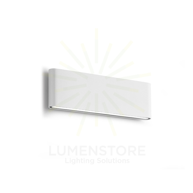 applique taarhi 2x12w luce naturale 4000k gealed bianco ip54 grande