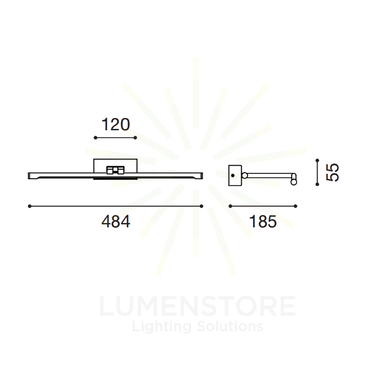 applique magis 8w luce naturale 4000k gealuce bianco piccolo