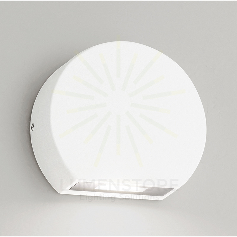 segnapasso luly 5w luce calda 3000k gealed bianco ip54