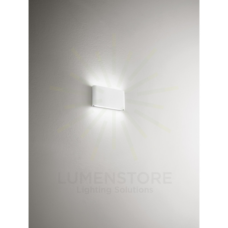 applique taarhi 2x6w luce naturale 4000k gealed bianco ip54 piccolo