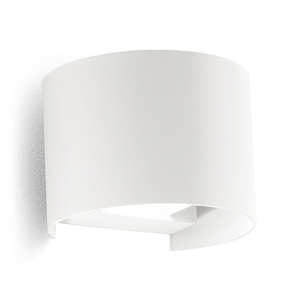applique henk-r 2x5w luce naturale 4000k gealed bianco ip54