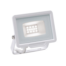 proiettore ratri 10w luce calda 3000k gealed bianco ip65