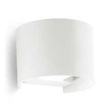 applique henk-r 2x5w luce calda 3000k gealed bianco ip54