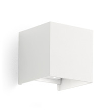 applique henk-q 2x5w luce naturale 4000k gealed bianco ip54