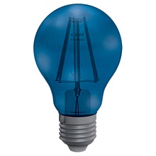 lampadina led goccia decor e27 4w luce blu ecoman