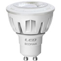 lampadina led dicroica gu10 6w luce fredda 6500k ecoman