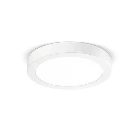 plafoniera sham 18w luce naturale 4000k gealed tondo grande bianco