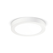 plafoniera sham 6w luce calda 3000k gealed tondo piccolo bianco