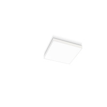 plafoniera biham 60w luce calda 3000k gealed quadrato grande bianco