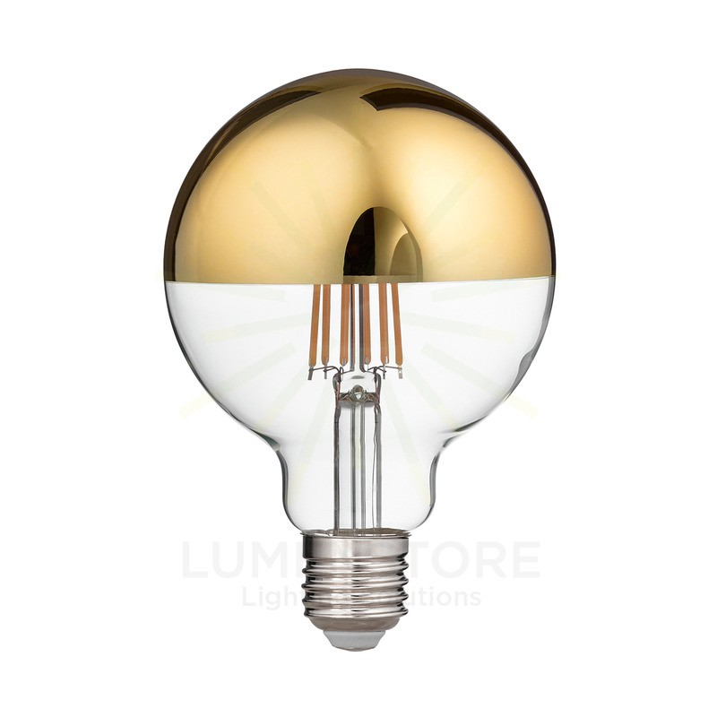 lampadina led gla301o e27 12w luce calda 2700k gealed oro