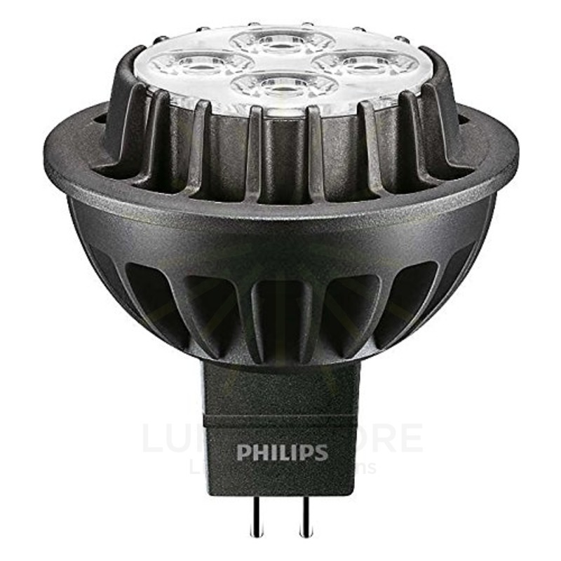 lampadina led gu5.3 8w luce calda 830 philips master ledspot lv mr16 36°