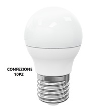 Lampadina LED GLA230 E27 10W luce fredda 6500K GEALED box 10 pezzi