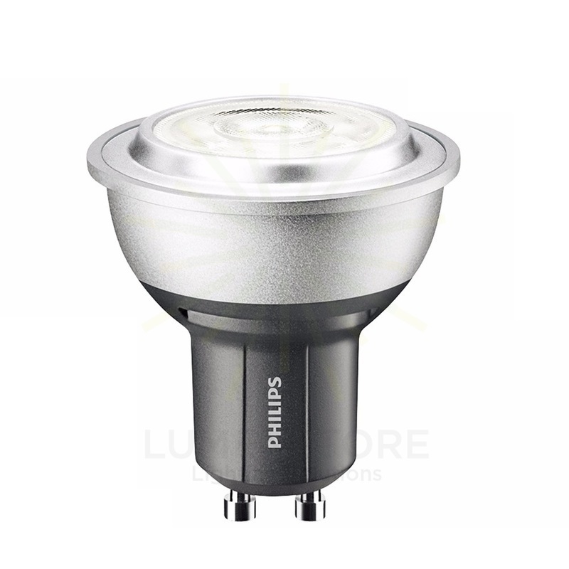 lampadina led gu10 5.4w luce calda 927 philips master ledspot mv 25°