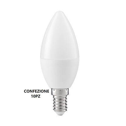 lampadina led gla234c e14 5w luce calda 3000k gealed box 10 pezzi