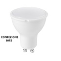 lampadina led gla242c gu10 5w luce calda 3000k gealed box 10 pezzi